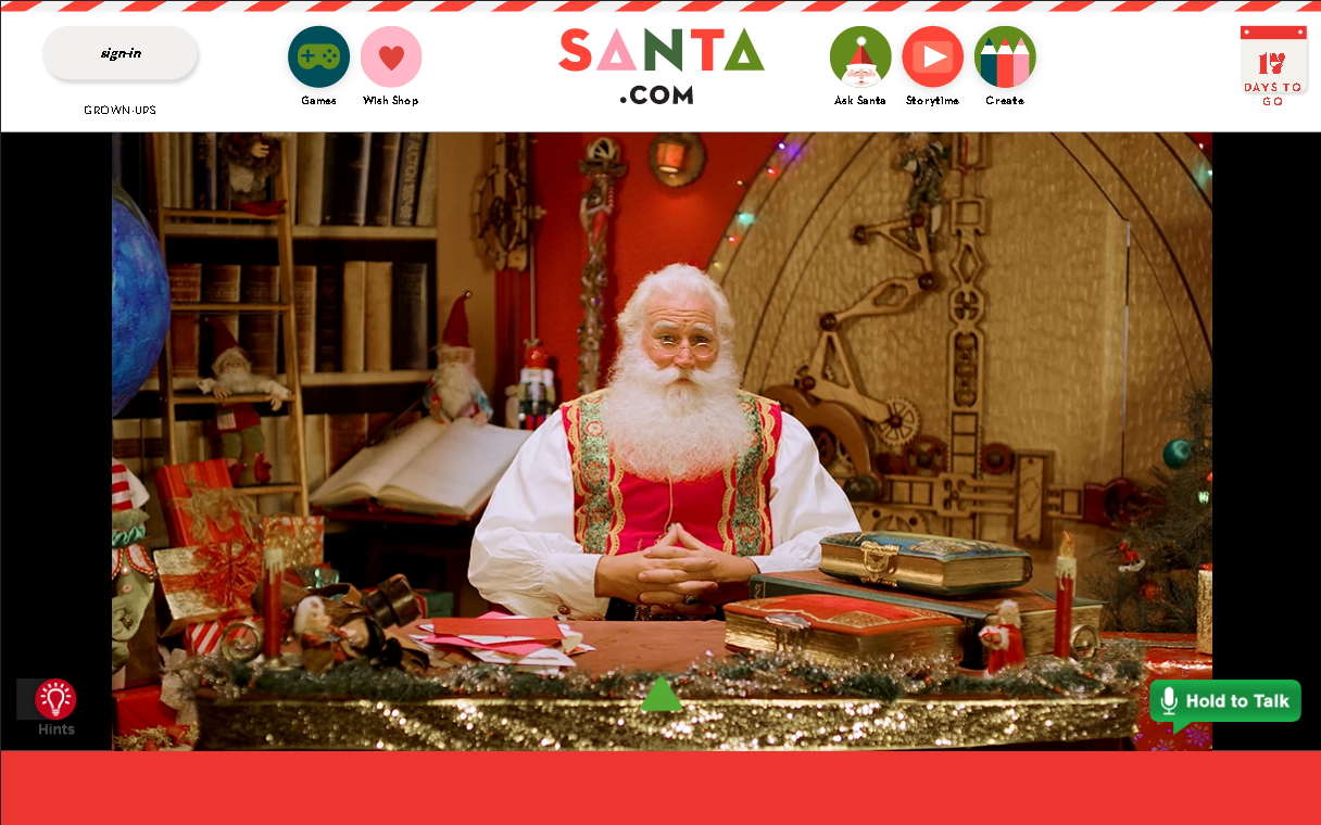ASK SANTA網站